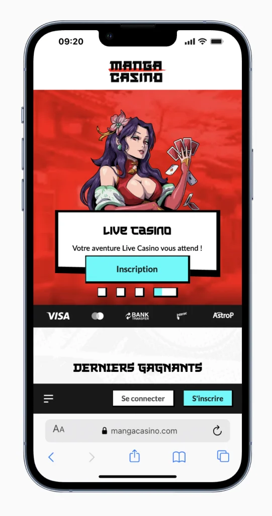 manga casino application